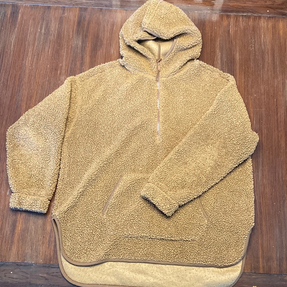 Old Navy Teddy Bear Half Zip Hoodie